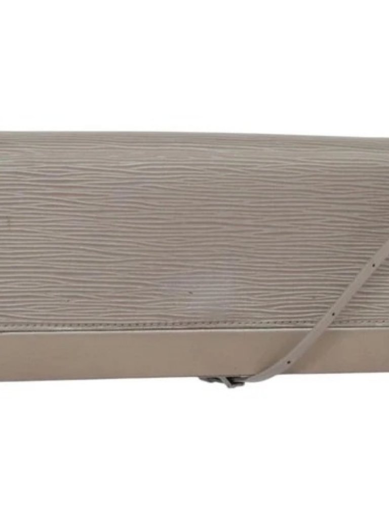 Louis Vuitton Epi Honfleur Clutch Bag Lilac M5273b Lv Auth 116972